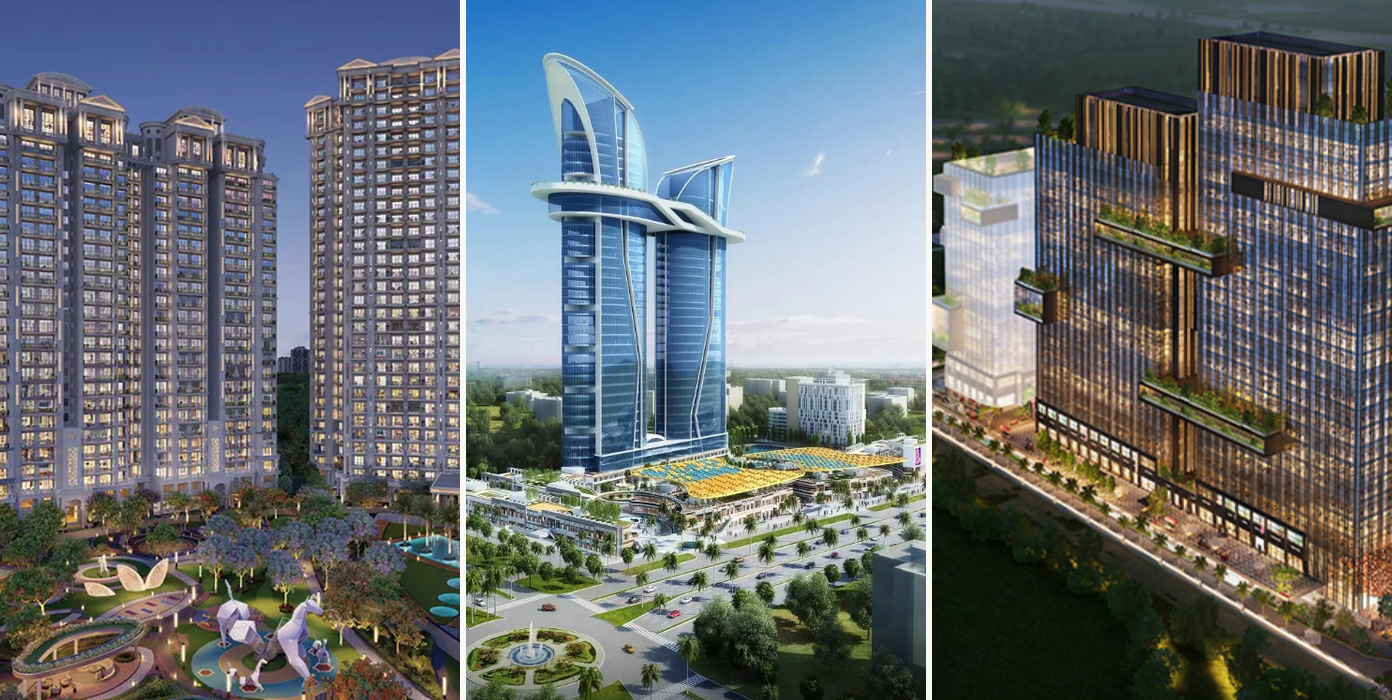 Residential, commercial, and office developments across Noida and NCR — Arista Luxe, Grandthum, and GYGY Mentis